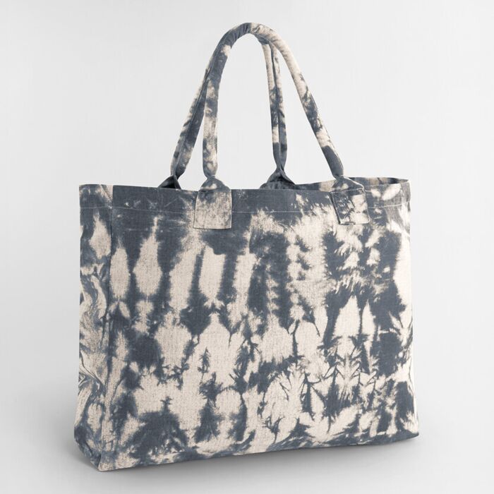Tie-dye canvas tote bag Thumbnail