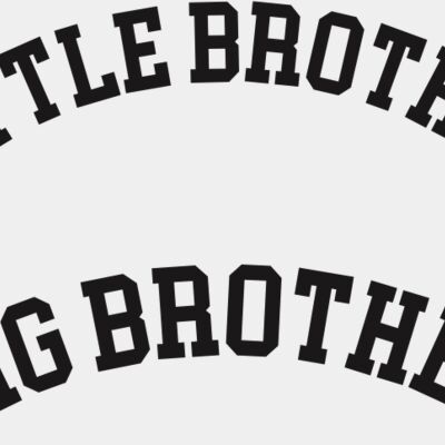 Little Brother & Big Brother T-Shirt Heat Transfer Print Thumbnail