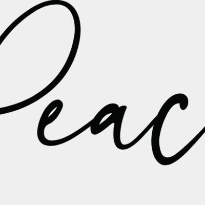 Peace T-Shirt Heat Transfer Print Thumbnail