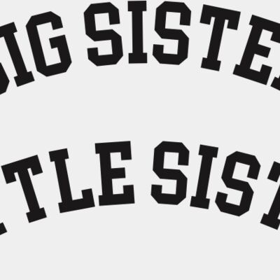 Big Sister, Little Sister T-Shirt Heat Transfer Print Thumbnail
