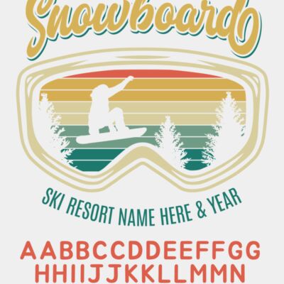 Snowboard Trip Template A3 Thumbnail