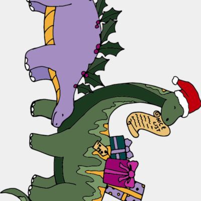 Festive Dinosaurs Thumbnail