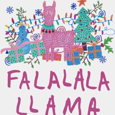 falalala llama -pink Thumbnail
