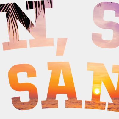 sun sea sand sunset Thumbnail