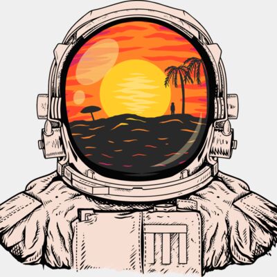 sunset astronaught Thumbnail