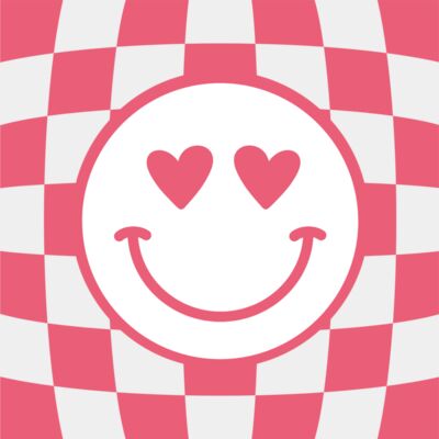 Valentines   checkerboard smiley Thumbnail