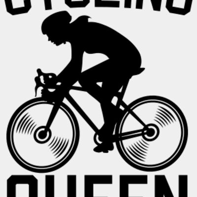 Cycling Queen SVG Thumbnail
