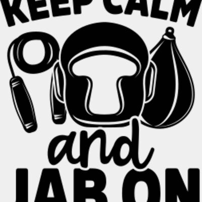 Keep Calm And Jab On SVG Thumbnail