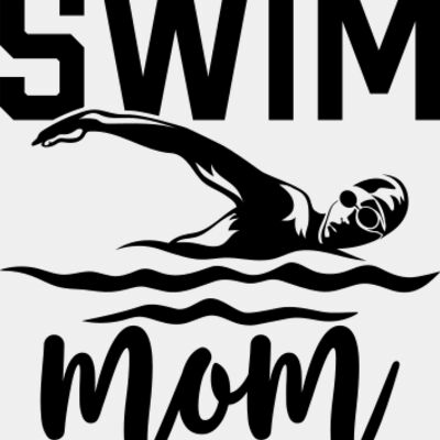 Swim Mom V1 SVG Thumbnail