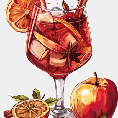 Apple Cinnamon Winter Sangria Thumbnail