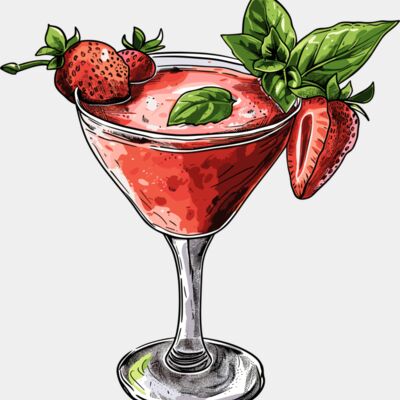 Strawberry and Basil Margarita Thumbnail
