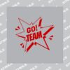 InkTra Plastisol 6x6cm Screen Printed Transfer Thumbnail