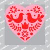 InkTra Plastisol 6x6cm Screen Printed Transfer Thumbnail
