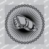 InkTra Plastisol 6x6cm Screen Printed Transfer Thumbnail