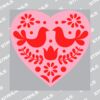 InkTra Plastisol 10x10cm Screen Printed Transfer Thumbnail