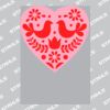 InkTra Plastisol A6 Screen Printed Transfer Thumbnail